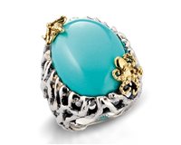 Anello Baroni Gioielli Donna in Argento Pasta di turchese A30T - A30T